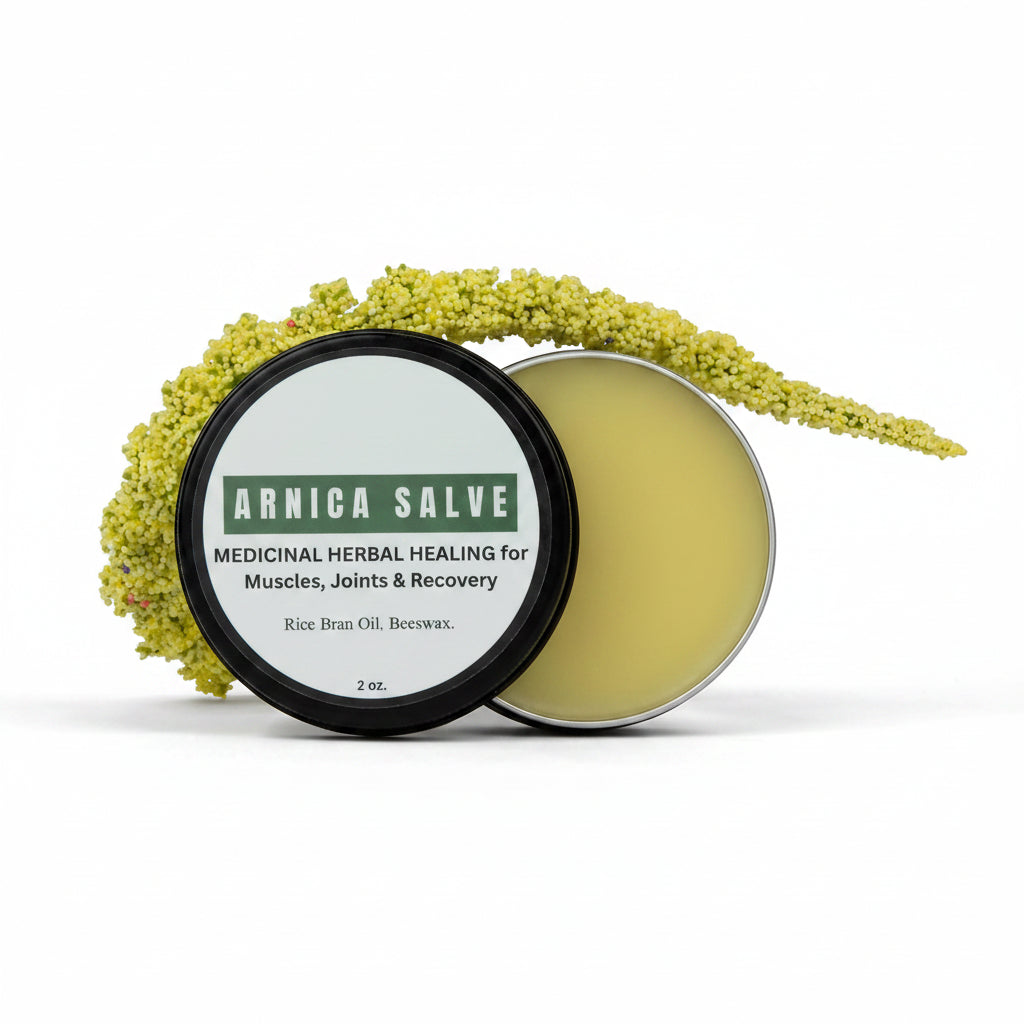 SSF Organics- Recovery and Relief- Topical Ointments and Balms- Arnica Salve | Treats Fragile Thin Skin, Bruises, Sore Muscles, Visibile Veins, Swelling, Massage, Post Workout Recovery.