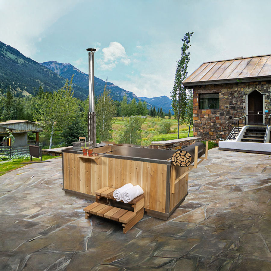 The Canadian Timber Starlight Wood-Burning Hot Tub