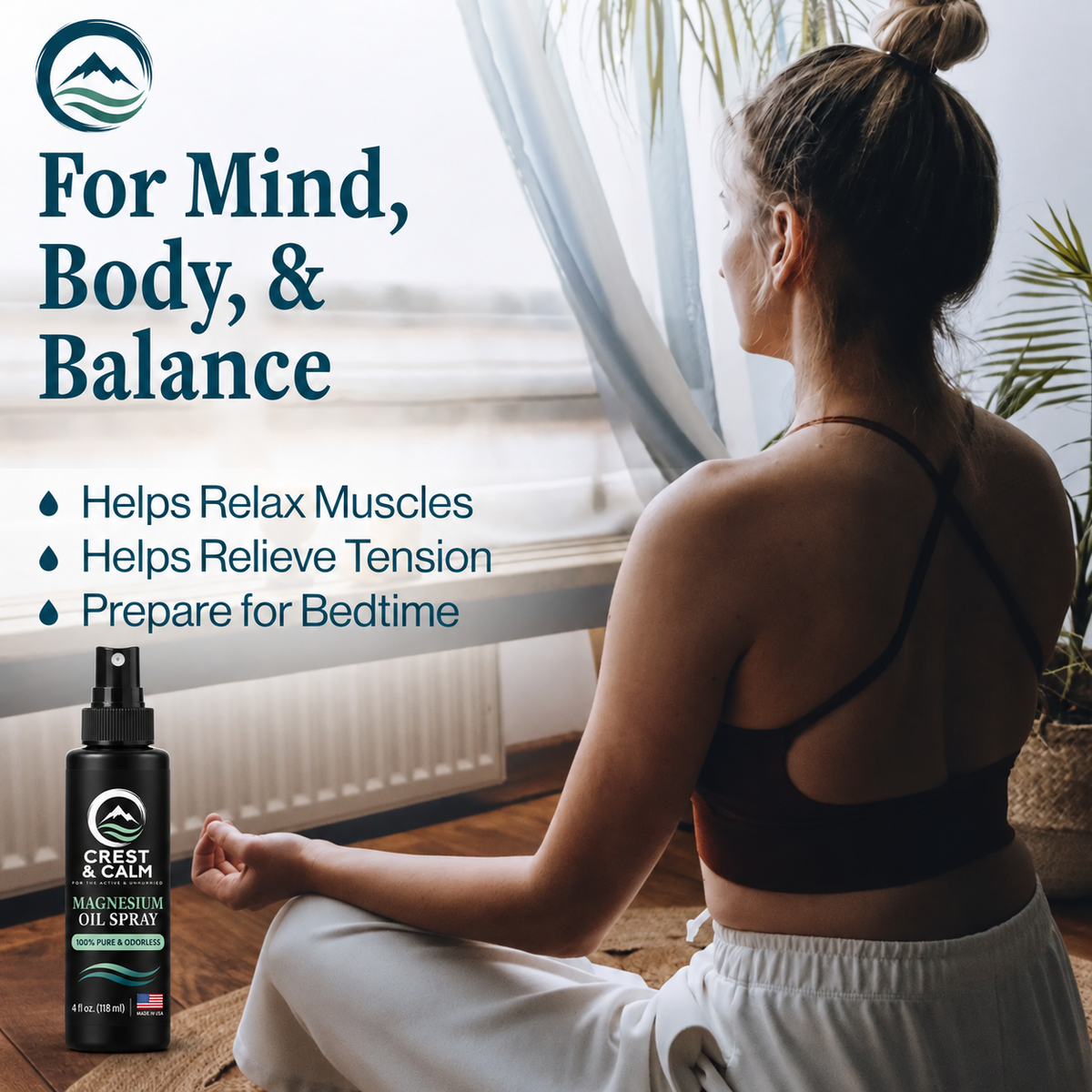 Magnesium Spray for Mind, Body, & Balance