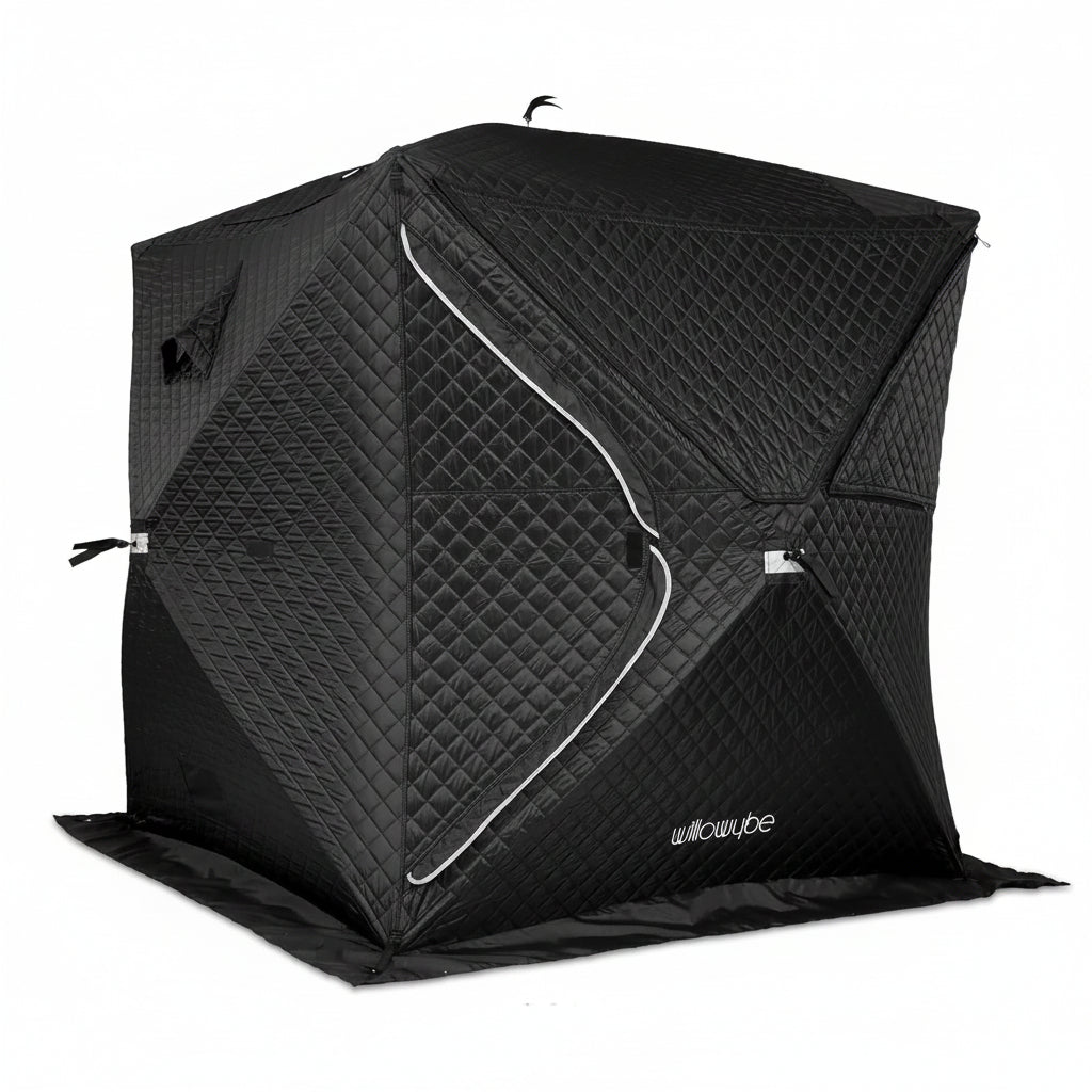 Outdoor Sauna Tent Pro - 4-Person, All-Weather, Insulated, Solid, Panoramic View, Easy Setup
