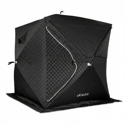 Outdoor Sauna Tent Pro - 4-Person, All-Weather, Insulated, Solid, Panoramic View, Easy Setup