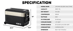 Portable Fridge Freezer 40 LT - on Wheels