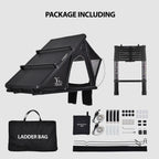 4X4 Camping Car Truck Pop up Triangle Hardshell Rooftop Tent