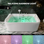 Lagoona | 61-Inch 2-Person Acrylic with LED