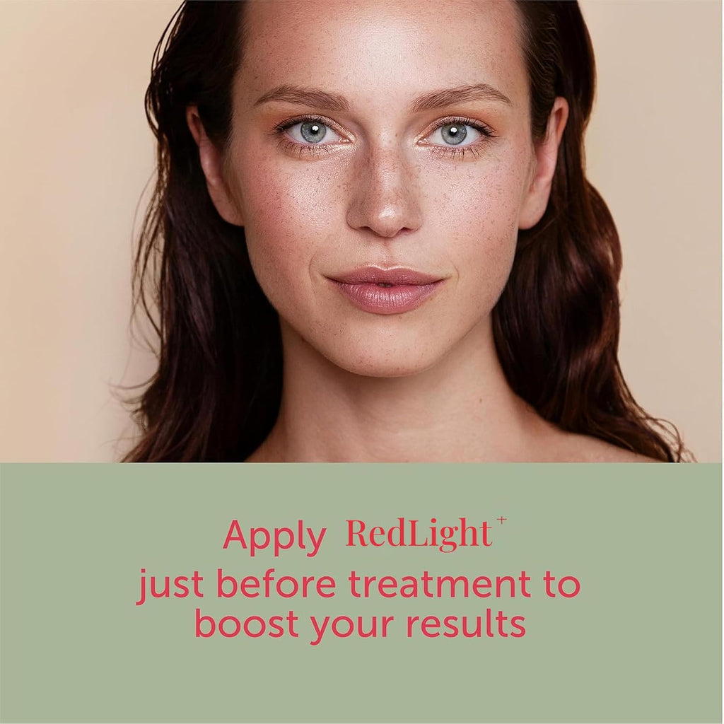 Matcha Red Light Therapy Activation Serum for Face & Neck - Made in USA - Stays Workable a Full Session, No Sticky Drag - Niacinamide, Hyaluronic Acid & Ceramides - Fragrance-Free, 1 Fl Oz
