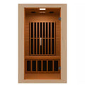 Home Sauna Room 2-Person Indoor Hemlock Wooden Infrared Indoor Sauna Spa with Bluetooth Digital Control Panel