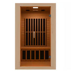 Home Sauna Room 2-Person Indoor Hemlock Wooden Infrared Indoor Sauna Spa with Bluetooth Digital Control Panel