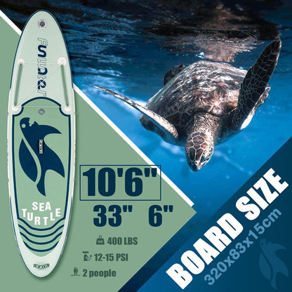 Inflatable Stand up Paddle Board with Premium SUP Paddleboard Accessories, Anti-Slip EVA Deck, 11'6''/11'/10'6'' Paddle Boards for Adults & Youth of All Skill Levels