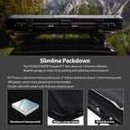 4X4 Camping Car Truck Pop up Triangle Hardshell Rooftop Tent