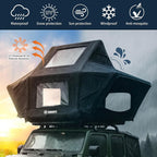 Rooftop Tent Hard Shell, Roof Top Tent Hardshell for Truck Car Jeep SUV Van, Waterproof Rooftop Tent for Camping