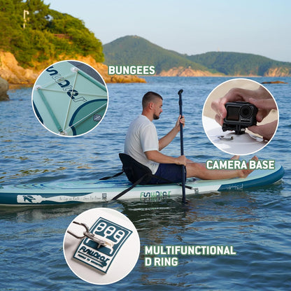 Inflatable Stand up Paddle Board with Premium SUP Paddleboard Accessories, Anti-Slip EVA Deck, 11'6''/11'/10'6'' Paddle Boards for Adults & Youth of All Skill Levels