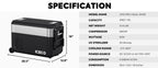 Portable Fridge Freezer 40 LT - on Wheels