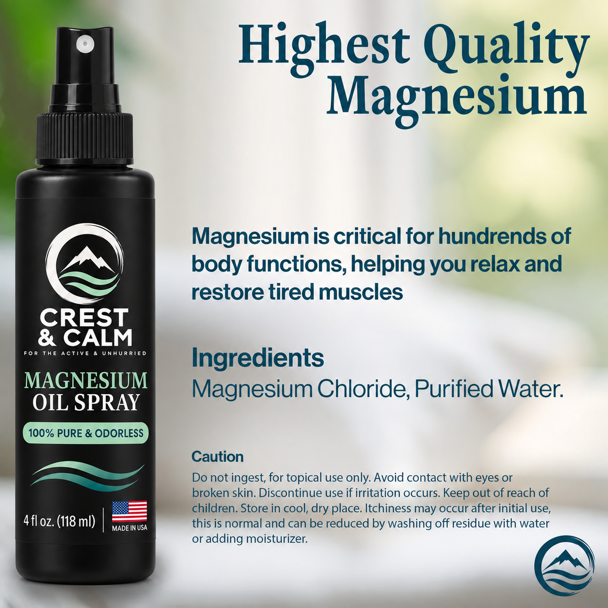 Magnesium Spray for Mind, Body, & Balance