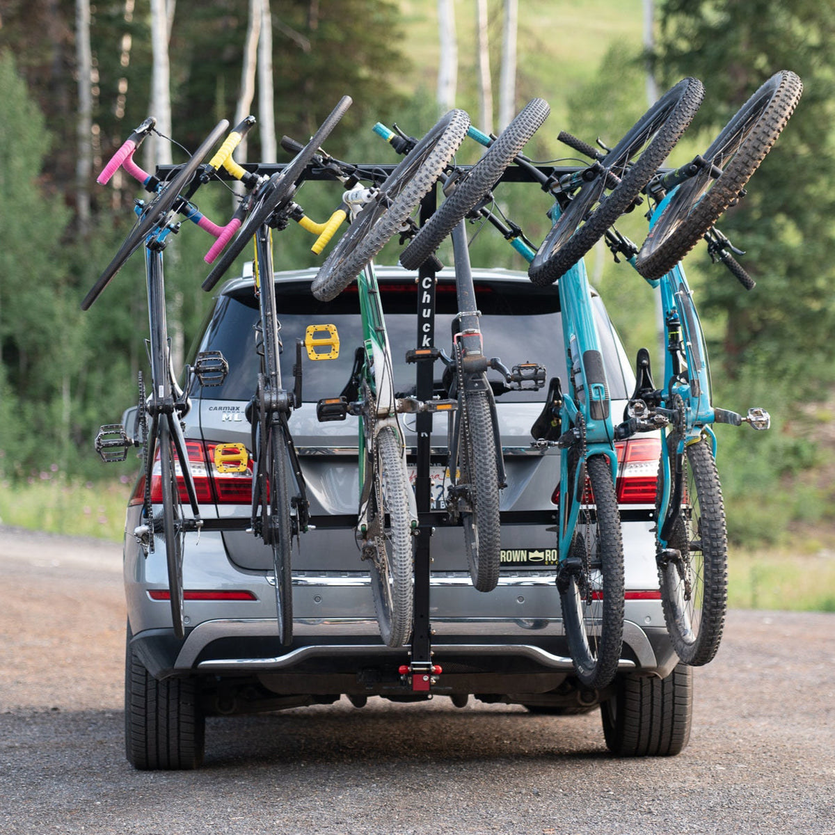 The Vertical Bike Hitch Rack (4-6) - Chuck Rack