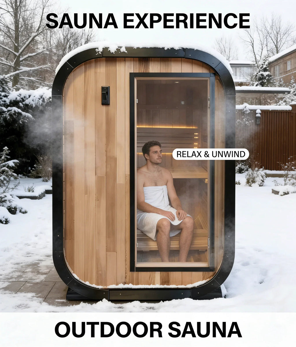 The MTO Panoramic Outdoor Cedar Sauna Room