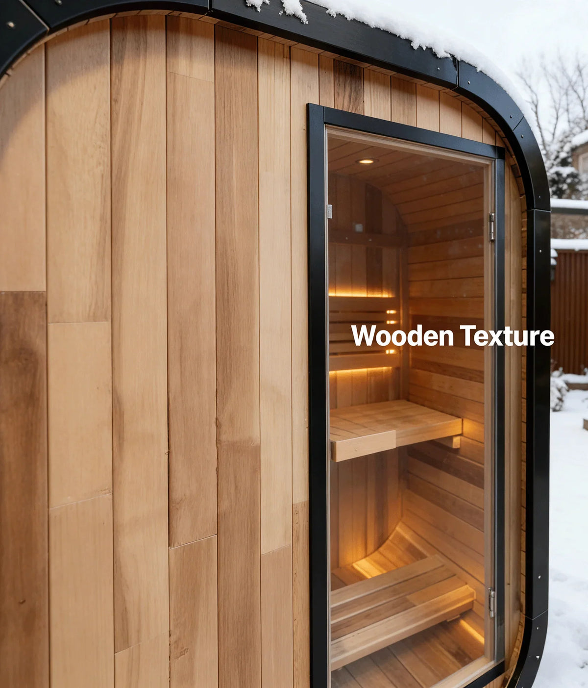 The MTO Panoramic Outdoor Cedar Sauna Room