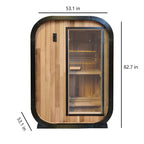 The MTO Panoramic Outdoor Cedar Sauna Room