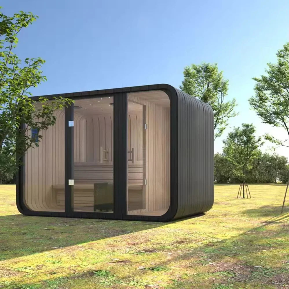 The MTO Panoramic Outdoor Cedar Sauna Room
