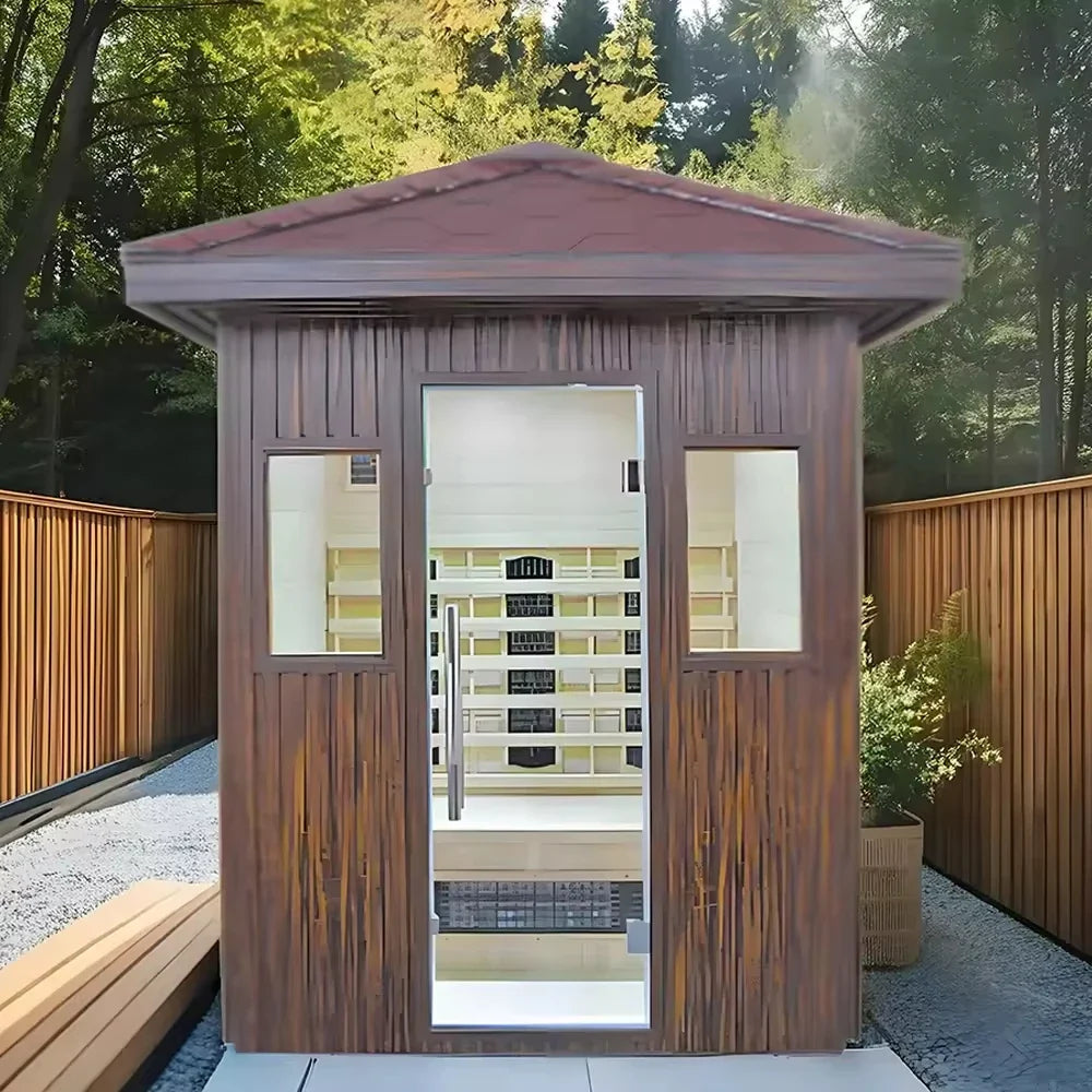 The MTO Panoramic Outdoor Cedar Sauna Room