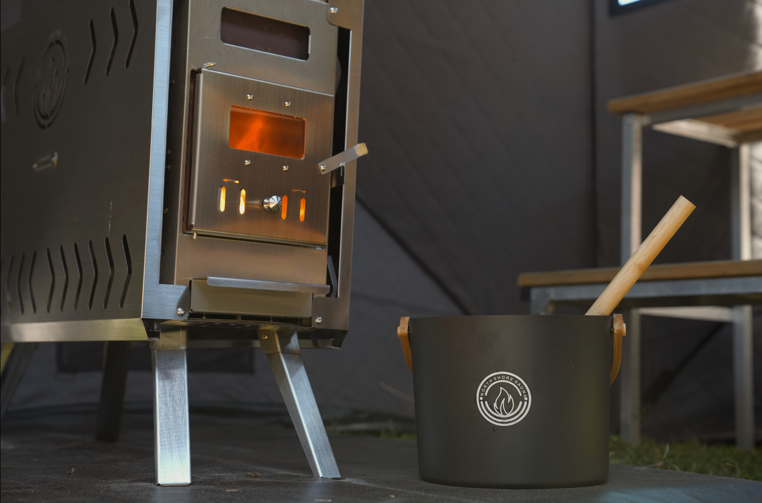 Hearth Four-Person Portable Wood-Fired Sauna
