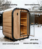 The MTO Panoramic Outdoor Cedar Sauna Room