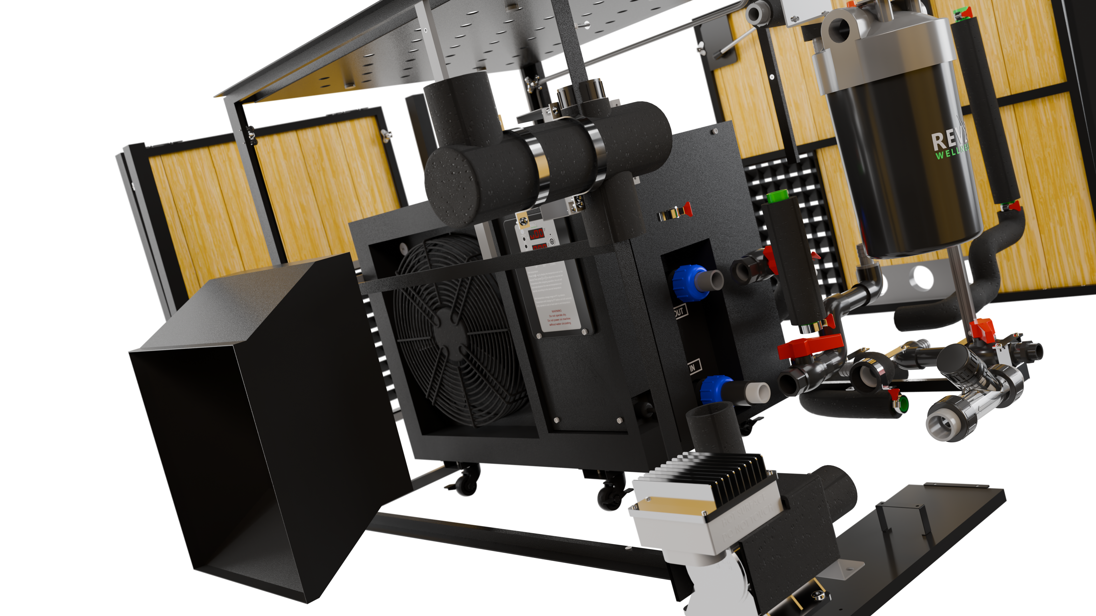The Tide Plunge + RevX High Performance Chiller and Filtration System