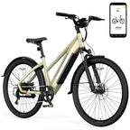 Electric Bike, Peak 750W, 27.5" Step-Thru Cruiser E Mountain Bike for Adults, 48V/15AH UL2849, APP Control