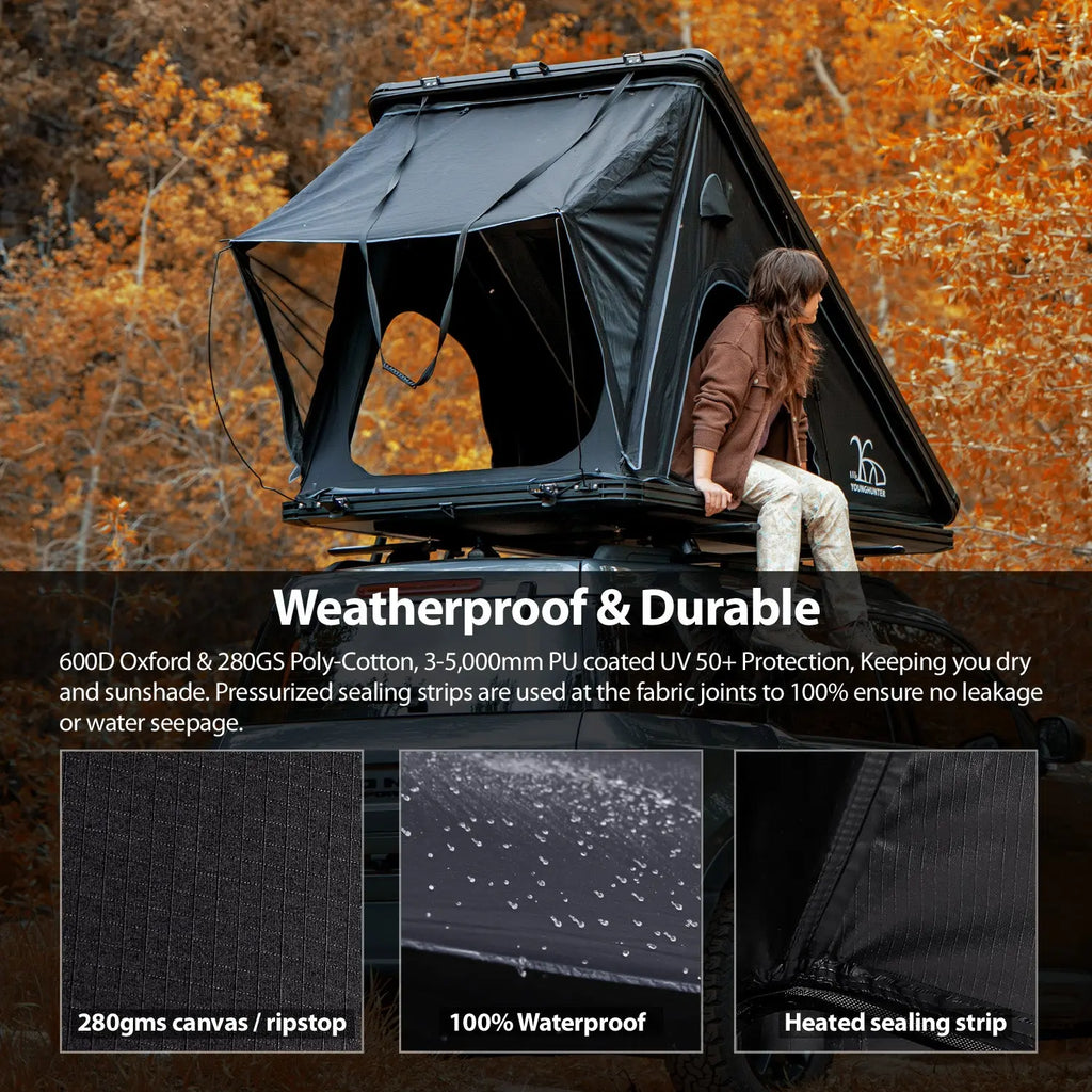4X4 Camping Car Truck Pop up Triangle Hardshell Rooftop Tent