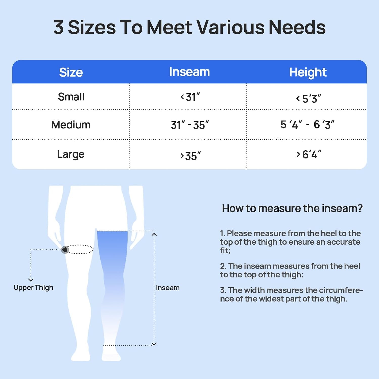 Leg Massager for Circulation and Pain Relief, Leg Recovery System for Fast Recovery, Cordless Air Compression Boots with 3 Modes 5 Intensities for Athletes Runners and Travelers-Plus M