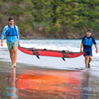 The Adventure Inflatable 2-person Kayak Set with Aluminum Oars and Repair Kit