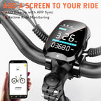 Electric Bike, Peak 750W, 27.5" Step-Thru Cruiser E Mountain Bike for Adults, 48V/15AH UL2849, APP Control