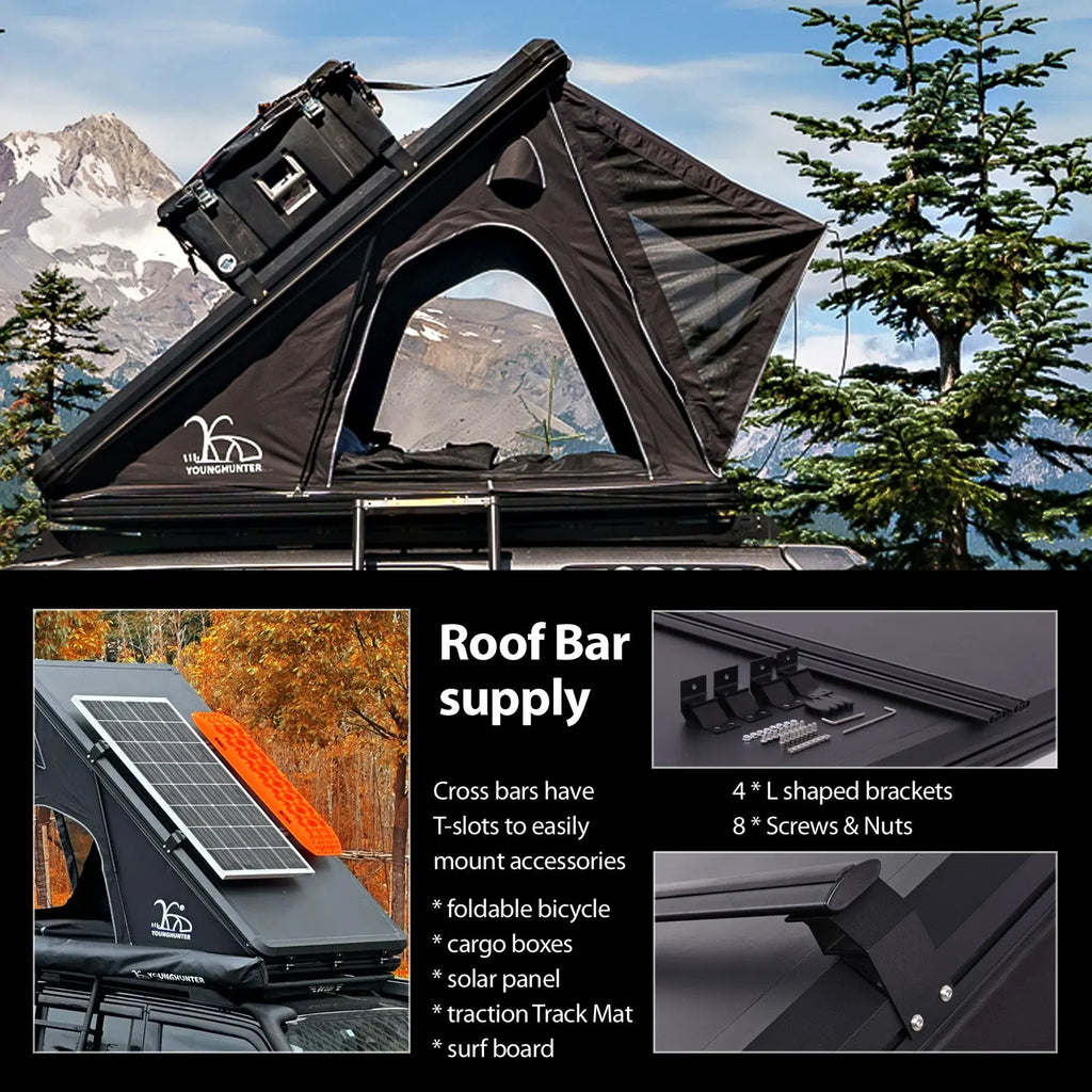 4X4 Camping Car Truck Pop up Triangle Hardshell Rooftop Tent