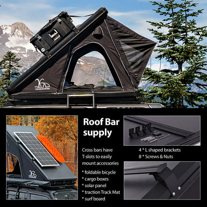 4X4 Camping Car Truck Pop up Triangle Hardshell Rooftop Tent