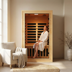 The Bliss 1–2 Person Full-Body Infrared Sauna with Red Light Therapy by NiceBeam