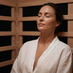 The Bliss 1–2 Person Full-Body Infrared Sauna with Red Light Therapy by NiceBeam