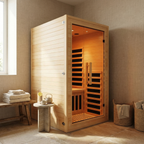 The Bliss 1–2 Person Full-Body Infrared Sauna with Red Light Therapy by NiceBeam
