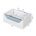 Novara 71-Inch Luxury 2-Person Jetted Whirlpool Tub