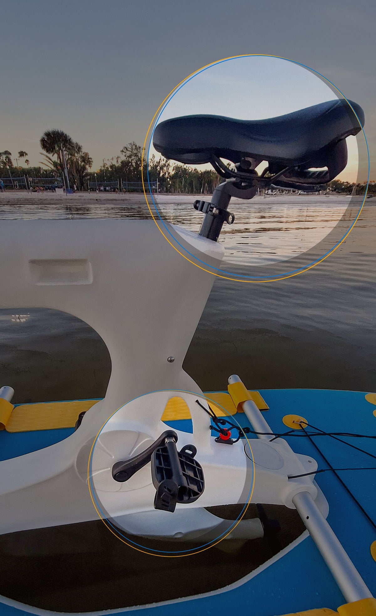 The Belize Paddleboard Water Bike